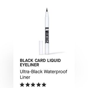 NEW IL MAKIAGE Black Card Liquid Eyeliner. New with box.